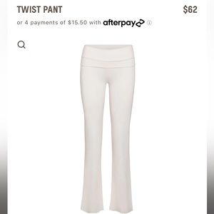 Skims Twist Pant Bone